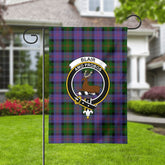 Blair Modern Tartan Crest Garden Flag