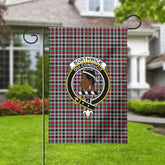 Borthwick Ancient Tartan Crest Garden Flag