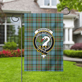 Brisbane Tartan Crest Garden Flag