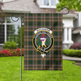 Buchanan Hunting Tartan Crest Garden Flag