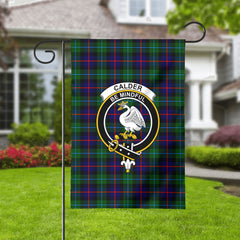 Calder (Calder-Campbell) Tartan Crest Garden Flag