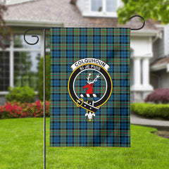 Colquhoun Ancient Tartan Crest Garden Flag