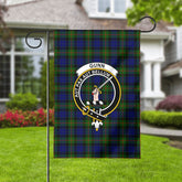 Gunn Modern Tartan Crest Garden Flag