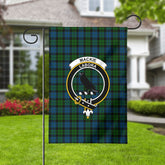 MacKie Tartan Crest Garden Flag