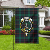 MacKinlay Modern Tartan Crest Garden Flag