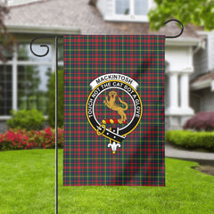MacKintosh Hunting Modern Tartan Crest Garden Flag