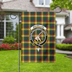 MacMillan Old Modern Tartan Crest Garden Flag