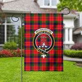 MacNaughten Tartan Crest Garden Flag