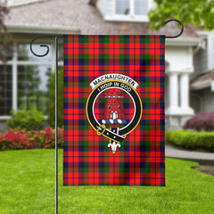 MacNaughten Tartan Crest Garden Flag