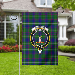 McIntyre Hunting Modern Tartan Crest Garden Flag