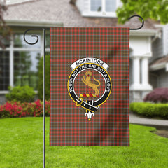 McKintosh Hunting Weathered Tartan Crest Garden Flag