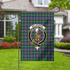 McLennan Ancient Tartan Crest Garden Flag