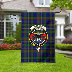 McLeod of Harris Modern Tartan Crest Garden Flag