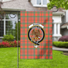 Munro Ancient Tartan Crest Garden Flag