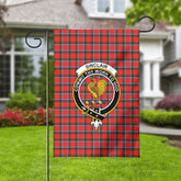 Sinclair Modern Tartan Crest Garden Flag