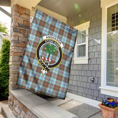 Anderson Ancient Tartan Crest Garden Flag