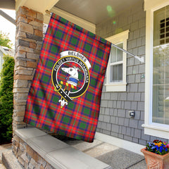 Belshes Tartan Crest Garden Flag