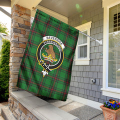 Beveridge Tartan Crest Garden Flag