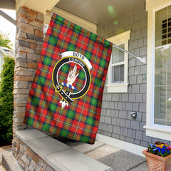 Boyd Modern Tartan Crest Garden Flag