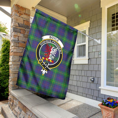 Boyle Tartan Crest Garden Flag