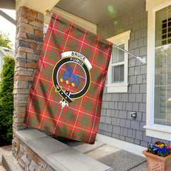 Bruce Modern Tartan Crest Garden Flag