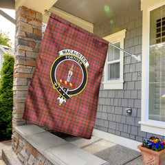 MacAlister Modern Tartan Crest Garden Flag