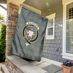 MacFarlane Hunting Ancient Tartan Crest Garden Flag