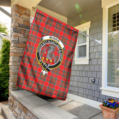 McBain Tartan Crest Garden Flag