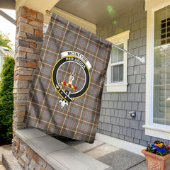 McIntyre Hunting Weathered Tartan Crest Garden Flag