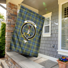McLellan Ancient Tartan Crest Garden Flag