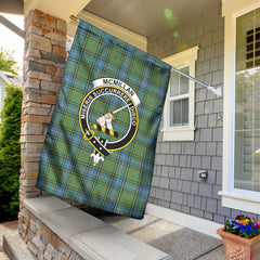 McMillan Hunting Ancient Tartan Crest Garden Flag