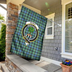 Mowat Ancient Tartan Crest Garden Flag