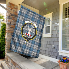 Napier Modern Tartan Crest Garden Flag