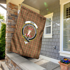 Reid Ancient Tartan Crest Garden Flag