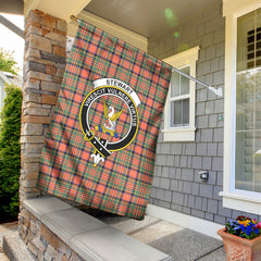 Stewart Royal Ancient Tartan Crest Garden Flag