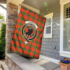 Turnbull Dress Tartan Crest Garden Flag