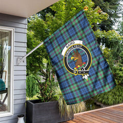 Baird Ancient Tartan Crest Garden Flag