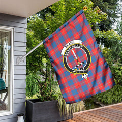 Blane Tartan Crest Garden Flag