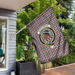 Borthwick Ancient Tartan Crest Garden Flag