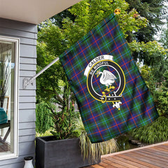 Calder (Calder-Campbell) Tartan Crest Garden Flag