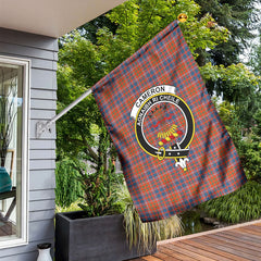 Cameron of Lochiel Ancient Tartan Crest Garden Flag