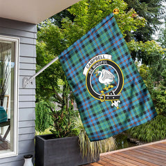 Campbell of Cawdor Ancient Tartan Crest Garden Flag