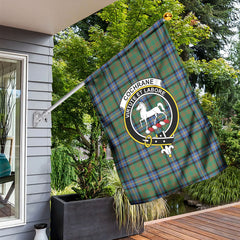 Cochrane Ancient Tartan Crest Garden Flag
