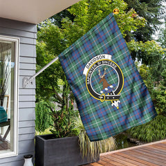 Davidson of Tulloch Tartan Crest Garden Flag