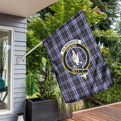 Kilmarnock Tartan Crest Garden Flag