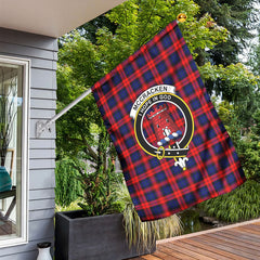 McCracken Tartan Crest Garden Flag