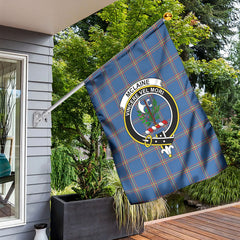 McLaine of Loch Buie Hunting Ancient Tartan Crest Garden Flag