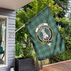 McLean Hunting Ancient Tartan Crest Garden Flag