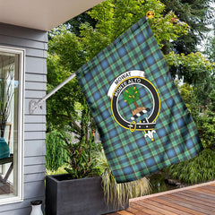 Mowat Ancient Tartan Crest Garden Flag