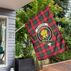 Wauchope (or Waugh) Tartan Crest Garden Flag